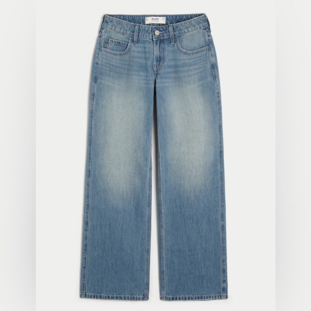 Hollister Low Rise Medium Baggy Jeans Sz 23L
